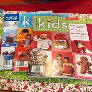 Martha Stewart Kids magazines, set of 3